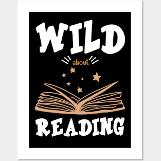 WILD ABOUT READING Librarian Book Across America bookish Posters and Art